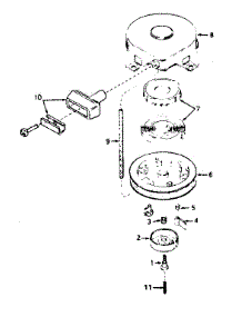 Rewind Starter No. 590420 parts for Lauson Lawn & Garden Engine LAV35-40919K from AppliancePartsPros.com