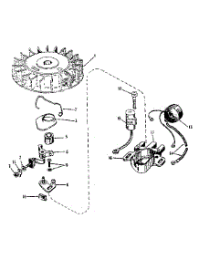 Magneto No. 610667 parts for Lauson Lawn & Garden Engine LAV35M-3362P from AppliancePartsPros.com