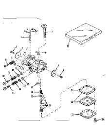 Carburetor No. 630911 parts for Lauson Lawn & Garden Engine LAV35M-3362T from AppliancePartsPros.com