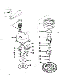 No-Pull Starter No. 29711 parts for Lauson Lawn & Garden Engine LAV35M-3362T from AppliancePartsPros.com