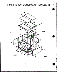 7 1 / 2 & 10 Ton Cooling Air Handlers (Lba075l103a / P1166105c) (Lba100l103a / P1166106c) parts for Amana Central Air Conditioner LBA100L103A/P1166106C from AppliancePartsPros.com