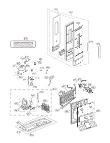 Machine Parts parts for Lg Bottom-Mount Refrigerator LBNC10551V/00 from AppliancePartsPros.com