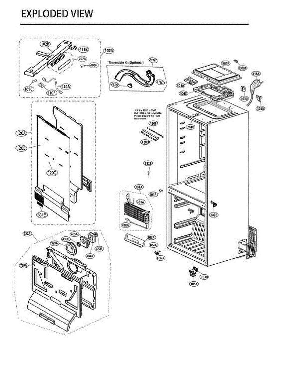 Parts for Lg LBNC15231V/00: Top Cover / Controls Parts ...