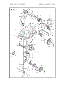 Mower Deck / Cutting Deck Parts parts for Husqvarna Gas Walk-Behind Mower LC221FHE-96148006200 from AppliancePartsPros.com