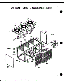 20 Ton Remote Cooling Units (Lca200a103a / P1165909c) (Lca200a104a / P1165910c) parts for Amana Central Air Conditioner LCA200A104A/P1165910C from AppliancePartsPros.com