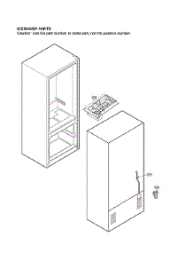Icemaker Parts parts for Lg Bottom-Mount Refrigerator LDC24370ST/00 from AppliancePartsPros.com