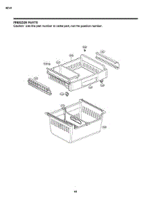Freezer Parts parts for Lg Bottom-Mount Refrigerator LDC24370ST/01 from AppliancePartsPros.com