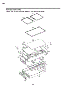 Refrigerator Parts parts for Lg Bottom-Mount Refrigerator LDC24370ST/01 from AppliancePartsPros.com