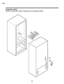 Icemaker Parts parts for Lg Bottom-Mount Refrigerator LDC24370ST/01 from AppliancePartsPros.com