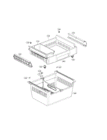 Freezer Parts parts for Lg Bottom-Mount Refrigerator LDC24370ST/02 from AppliancePartsPros.com