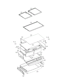 Refrigerator Parts parts for Lg Bottom-Mount Refrigerator LDC24370SW/00 from AppliancePartsPros.com