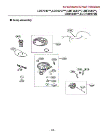 Sump Assy parts for Lg Dishwasher LDF5545SS/00 from AppliancePartsPros.com