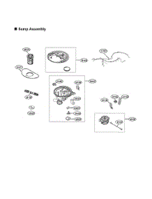 Sump Assy parts for Lg Dishwasher LDF5678SS/00 from AppliancePartsPros.com