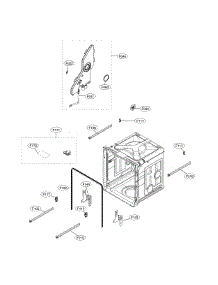 Tub Assembly parts for Lg Dishwasher LDF5678ST/00 from AppliancePartsPros.com