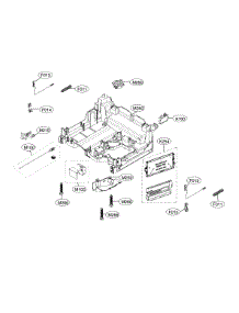 Base Assembly parts for Lg Dishwasher LDF5678ST/00 from AppliancePartsPros.com
