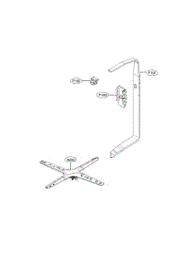 Water Guide Assembly parts for Lg Dishwasher LDF5678ST/00 from AppliancePartsPros.com