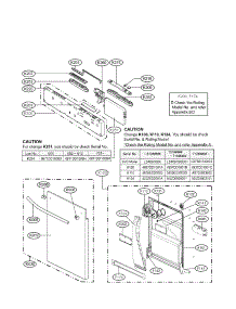 Panel  /  Door Assy parts for Lg Dishwasher LDF7810BB from AppliancePartsPros.com
