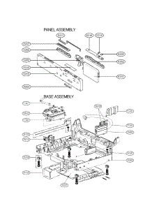 Panel And Base Assembly Parts parts for Lg Dishwasher LDF7932ST from AppliancePartsPros.com
