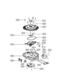 Sump Assembly parts for Lg Dishwasher LDF9810ST from AppliancePartsPros.com