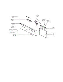 Panel Assembly Parts parts for Lg Dishwasher LDF9932ST from AppliancePartsPros.com