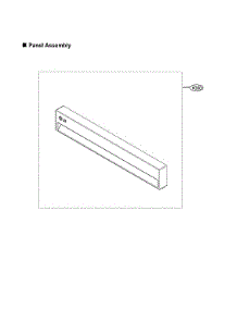 Panel Assy parts for Lg Dishwasher LDFN343LS/00 from AppliancePartsPros.com