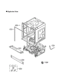 Main Unit Assy parts for Lg Dishwasher LDFN4542S/00 from AppliancePartsPros.com
