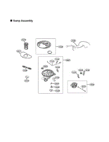 Sump Assy parts for Lg Dishwasher LDP6809BD/00 from AppliancePartsPros.com