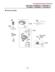 Sump Assy parts for Lg Dishwasher LDP6809SS/00 from AppliancePartsPros.com