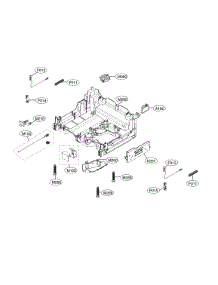 Base Assembly parts for Lg Dishwasher LDP7708ST/00 from AppliancePartsPros.com