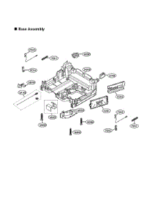 Base Assy parts for Lg Dishwasher LDP7808BD/00 from AppliancePartsPros.com