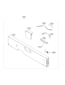Panel Assembly parts for Lg Dishwasher LDT5678BD/00 from AppliancePartsPros.com