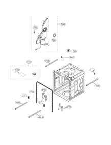 Tub Assembly parts for Lg Dishwasher LDT5678ST/00 from AppliancePartsPros.com