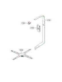 Water Guide Assembly parts for Lg Dishwasher LDT5678ST/00 from AppliancePartsPros.com