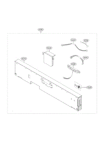 Panel Assembly parts for Lg Dishwasher LDT5678ST/00 from AppliancePartsPros.com