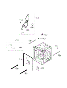 Tub Assembly parts for Lg Dishwasher LDT7797BD/00 from AppliancePartsPros.com