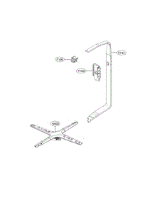 Water Guide Assembly parts for Lg Dishwasher LDT7797BD/00 from AppliancePartsPros.com