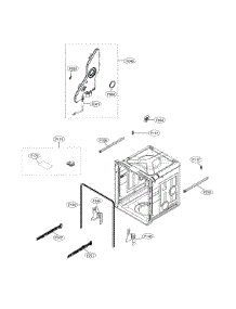 Tub Assembly parts for Lg Dishwasher LDT7808ST/00 from AppliancePartsPros.com