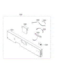 Panel Assembly parts for Lg Dishwasher LDT7808ST/00 from AppliancePartsPros.com