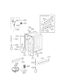 Tub Assembly Parts parts for Lg Dishwasher LDT9965BD/00 from AppliancePartsPros.com