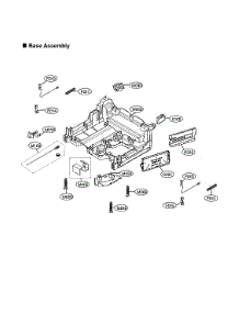 Base Assy parts for Lg Dishwasher LDTS5552D/00 from AppliancePartsPros.com