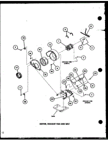 Motor parts for Amana Dryer LE2402/P7762217W from AppliancePartsPros.com