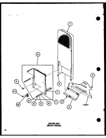 Heater Box (Electric Models) (Le1102 / P7762215w) (Le2502 / P7762219w) parts for Amana Dryer LE2402/P7762217W from AppliancePartsPros.com