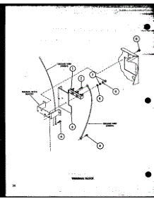 Terminal Block (Lg2811 / P7804802w) (Le2910 / P7804803w) (Lg2911 / P7804804w) (Led850 / P7804805w) (Lgd851 / P7804806w) (Led950 / P7804807w) (Lgd951 / P7804808w) (Le2810 / P7804801w) parts for Amana Dryer LE2810/P7804801W from AppliancePartsPros.com