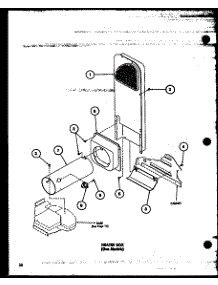 Heater Box (Gas Models) (Lg2811 / P7804802w) (Lg2911 / P7804804w) (Lgd851 / P7804806w) (Lgd951 / P7804808w) parts for Amana Dryer LE2810/P7804801W from AppliancePartsPros.com
