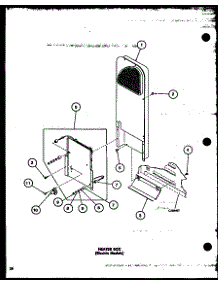 Heater Box ( Electric Models) (Le2910 / P7804803w) (Led850 / P7804805w) (Led950 / P7804807w) (Le2810 / P7804801w) parts for Amana Dryer LE2910/P7804803W from AppliancePartsPros.com