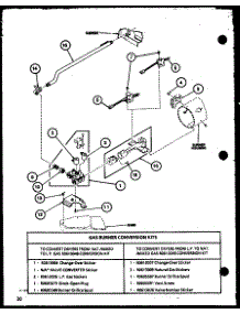Gas Burner Conversion Kits (Lg2112w / P1122501ww) (Lg2112l / P1122502wl) (Lg3412g / P1122504wg) (Lg3412l / P1122505wl) (Lg3412w / P1122503ww) (Lg3512w / P1122506ww) (Lg3512l / P1122507wl) parts for Amana Dryer LE3502W-P1118306WW from AppliancePartsPros.com