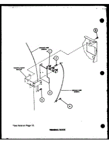 Terminal Block (Le3802w / P1122601ww) (Le3802l / P1122602wl) (Le3902l / P1122604wl) (Le3902w / P1122603ww) parts for Amana Dryer LE3902L/P1122604WL from AppliancePartsPros.com