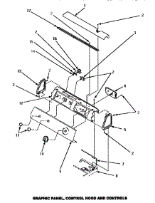 Graphic Panel, Control Hood & Controls (Le4427l / P1178401wl) (Le4427w / P1178401ww) (Le8327w / Ple8327w) (Le8457w / Ple8457w) parts for Amana Dryer LE4427L/P1178401WL from AppliancePartsPros.com