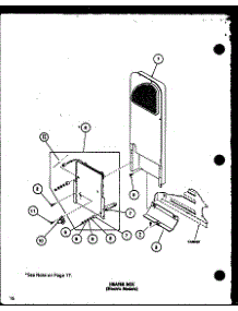 Heater Box (Electric Models) (Le2802 / P7804823w) (Le2902 / P7804825w) (Le9002 / P7804821w) parts for Amana Dryer LE9002/P7804821W from AppliancePartsPros.com