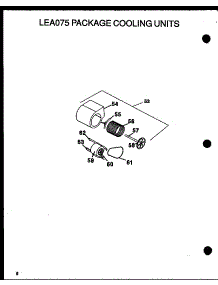Lea075 Package Cooling Units (Lea075a003a / P1160401c) (Lea075a004a / P1160402c) parts for Amana Central Air Conditioner LEA125A004A/P1160406C from AppliancePartsPros.com